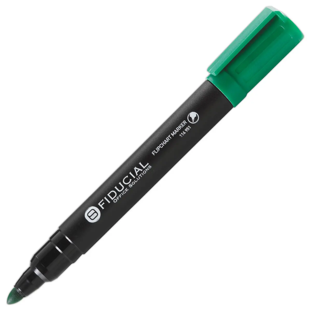Marqueur pour tableaux papier - Pointe ogive - Vert 