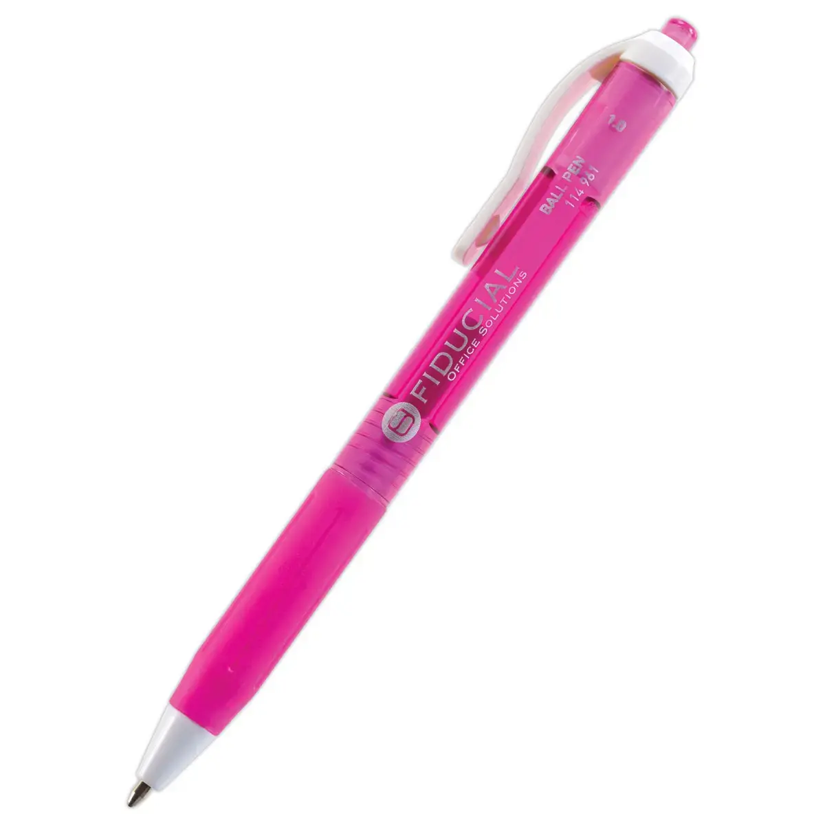 Stylo bille rétractable FIDUCIAL Grip - Ecriture moyenne
