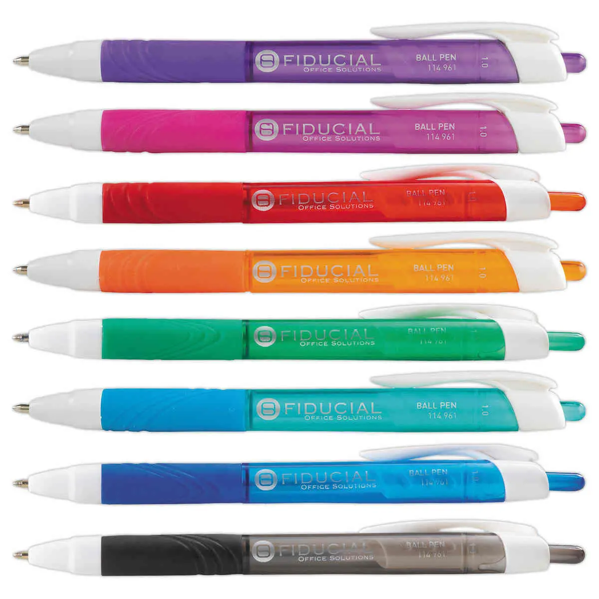 Stylo bille rétractable FIDUCIAL Grip - Ecriture moyenne