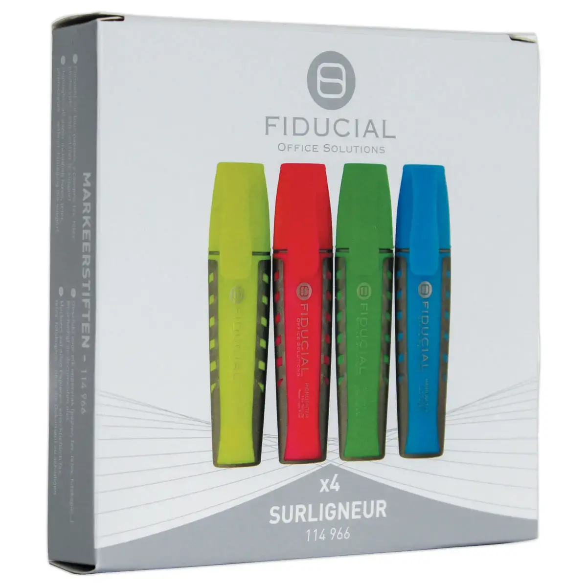 4 Surligneurs colorés - Fiducial