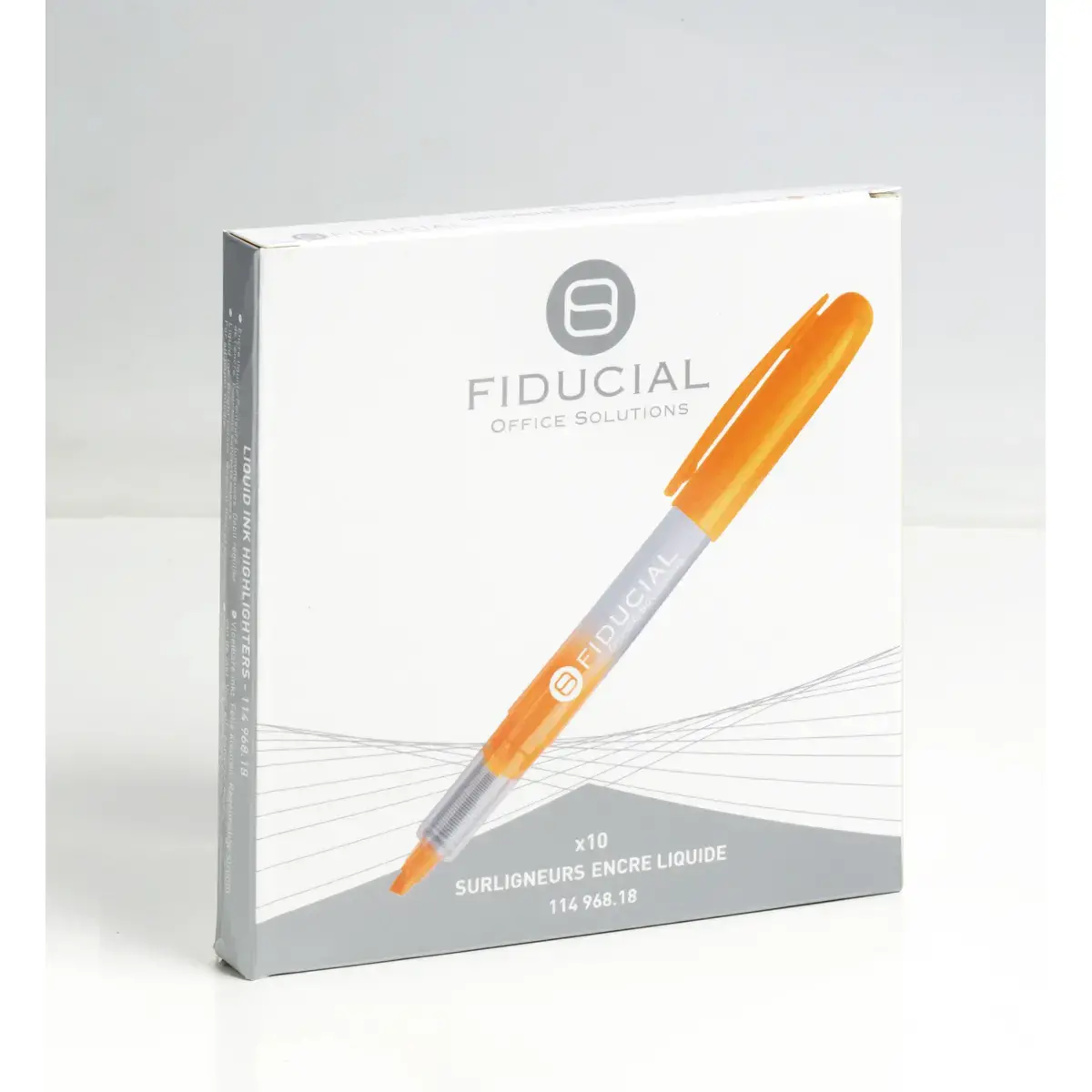 Surligneur de poche à encre liquide - orange - FIDUCIAL
