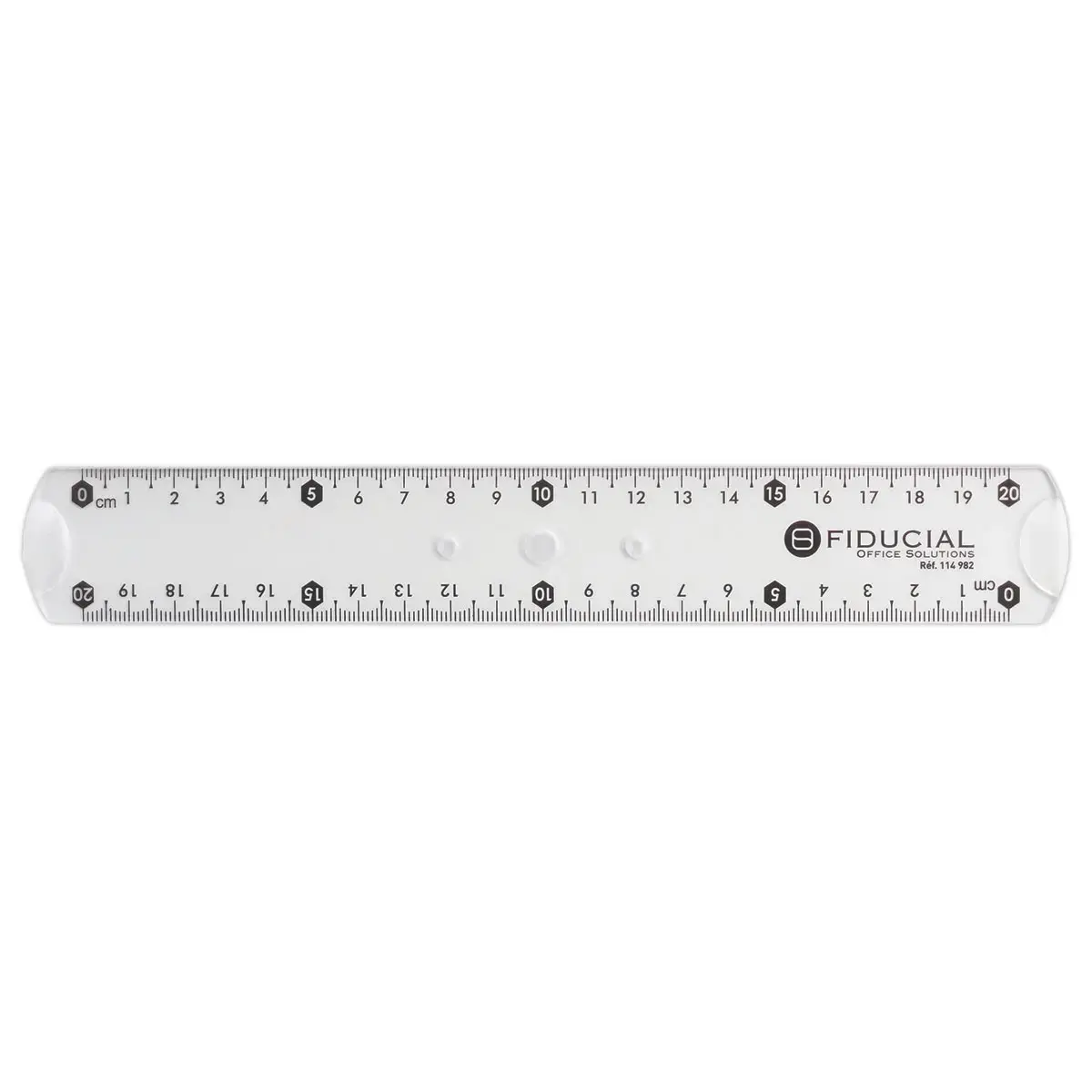 Règle de traçage double 20 cm - Fiducial