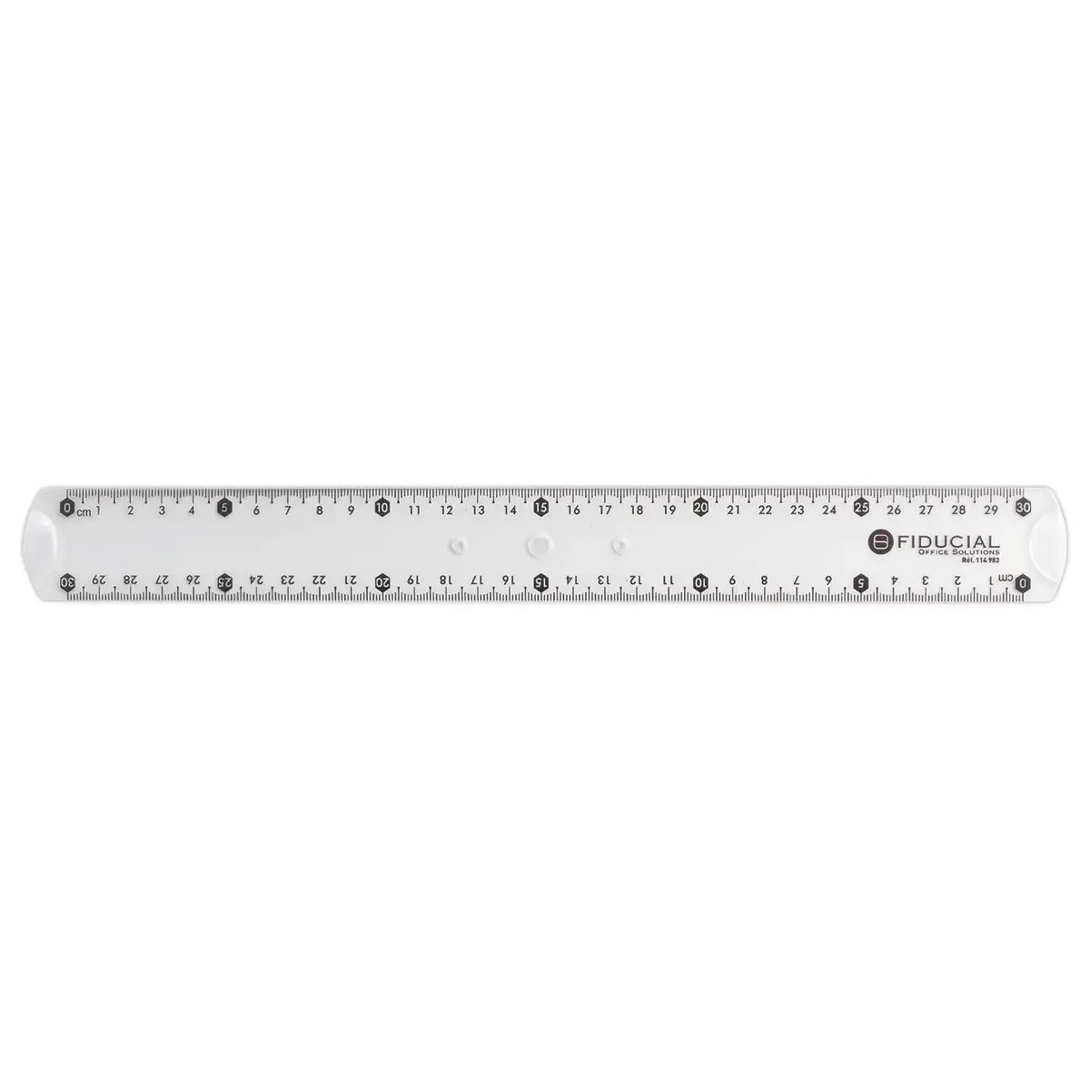 Règle de traçage double 30 cm - Fiducial