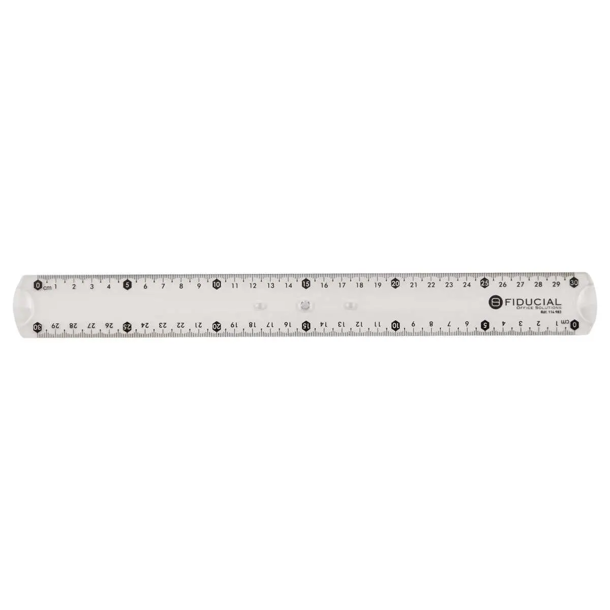 Règle de traçage double 30 cm - Fiducial