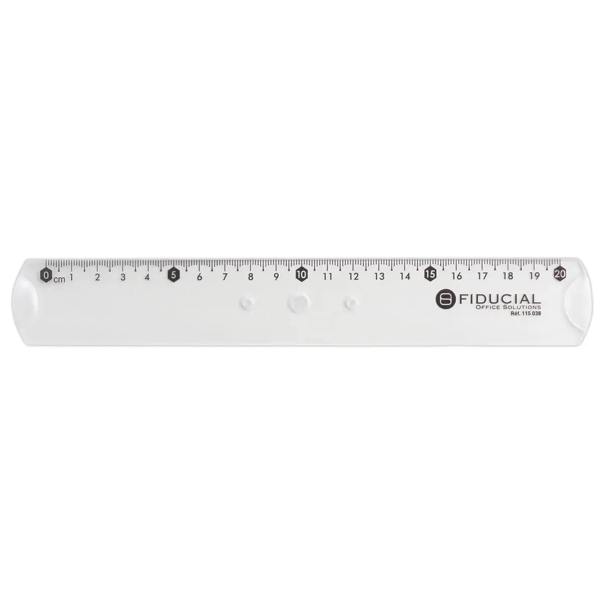 Règle simple en plastique 20 cm - FIDUCIAL OFFICE SOLUTIONS