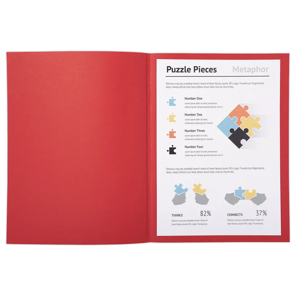 100 Chemises A4+ - 220g - 24x32 cm -  Rouge - FIDUCIAL 