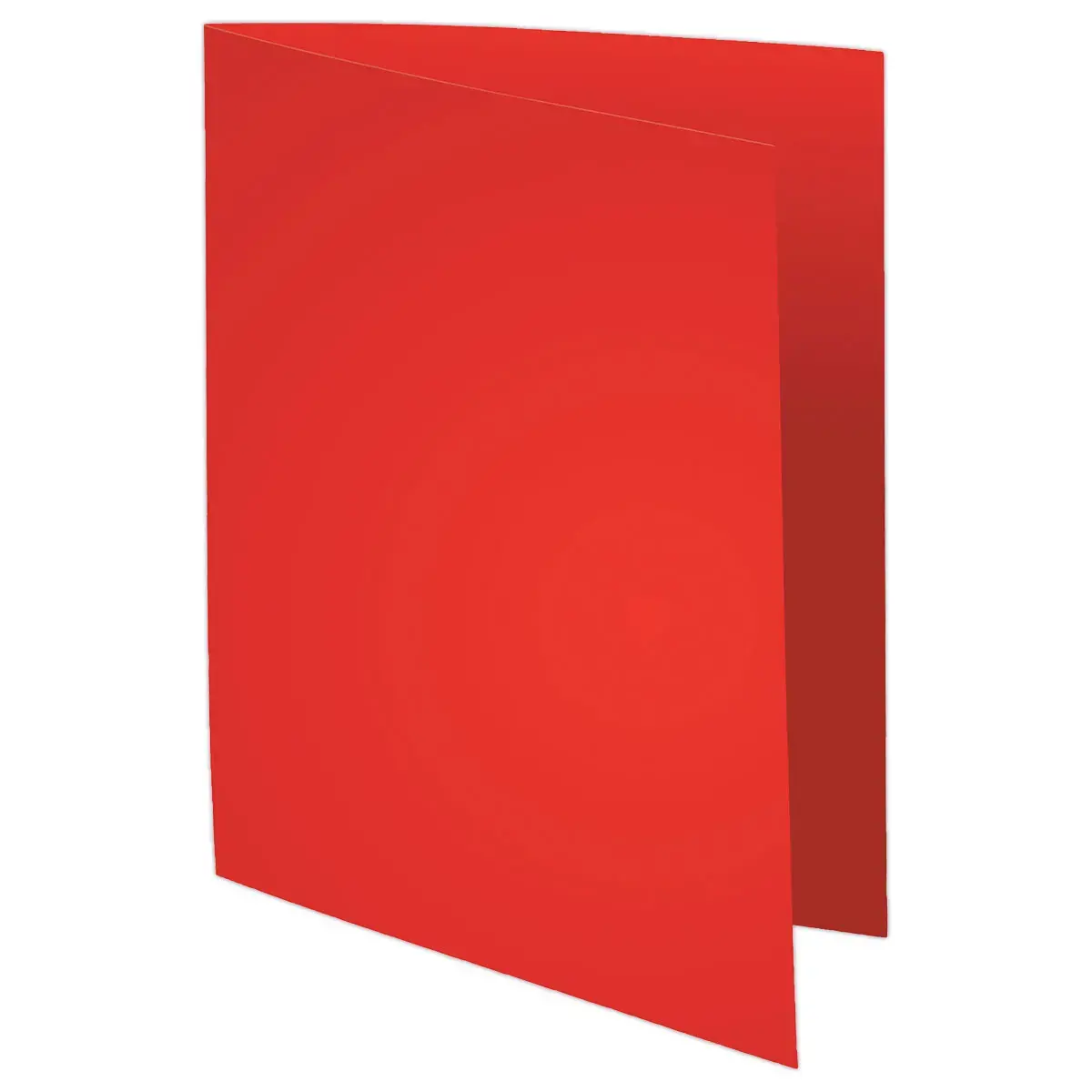 100 Chemises A4+ - 220g - 24x32 cm -  Rouge - FIDUCIAL 