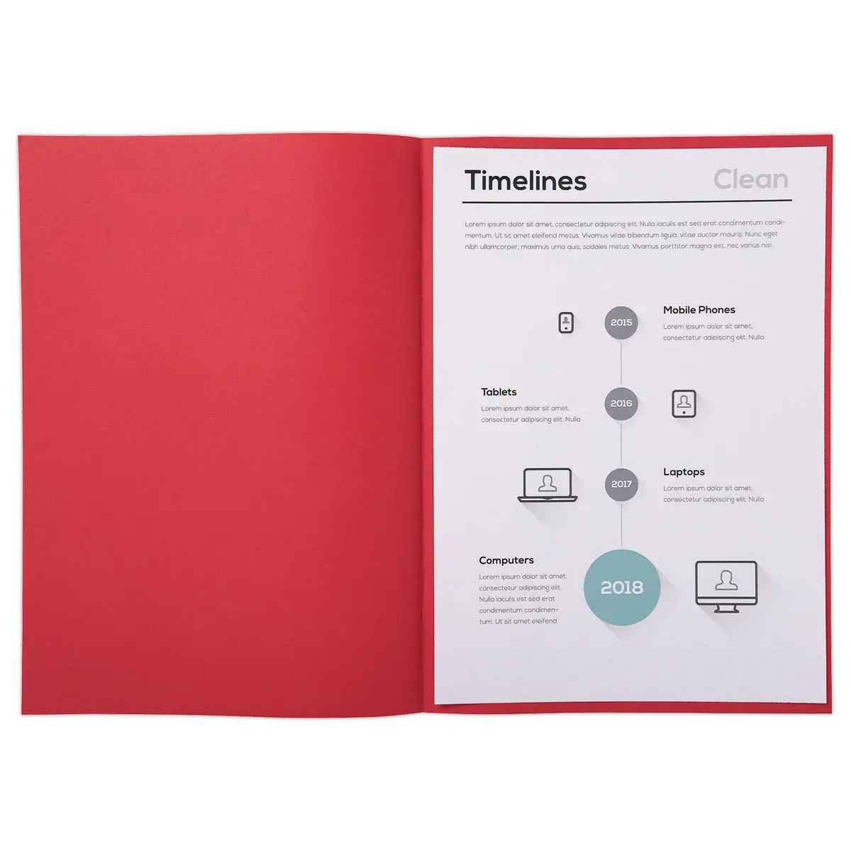 250 Sous-chemises - L22x31cm - 60g - rouge- FIDUCIAL