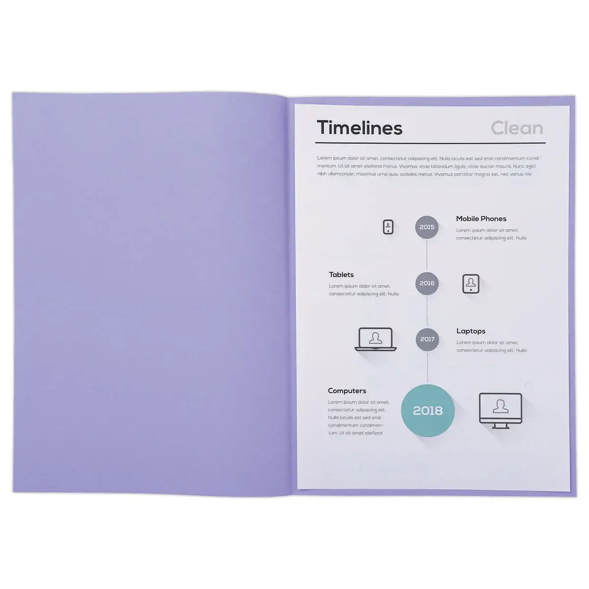 250 Sous-chemises - Violet pastel - 22 x 31 cm - FIDUCIAL OFFICE SOLUTIONS 