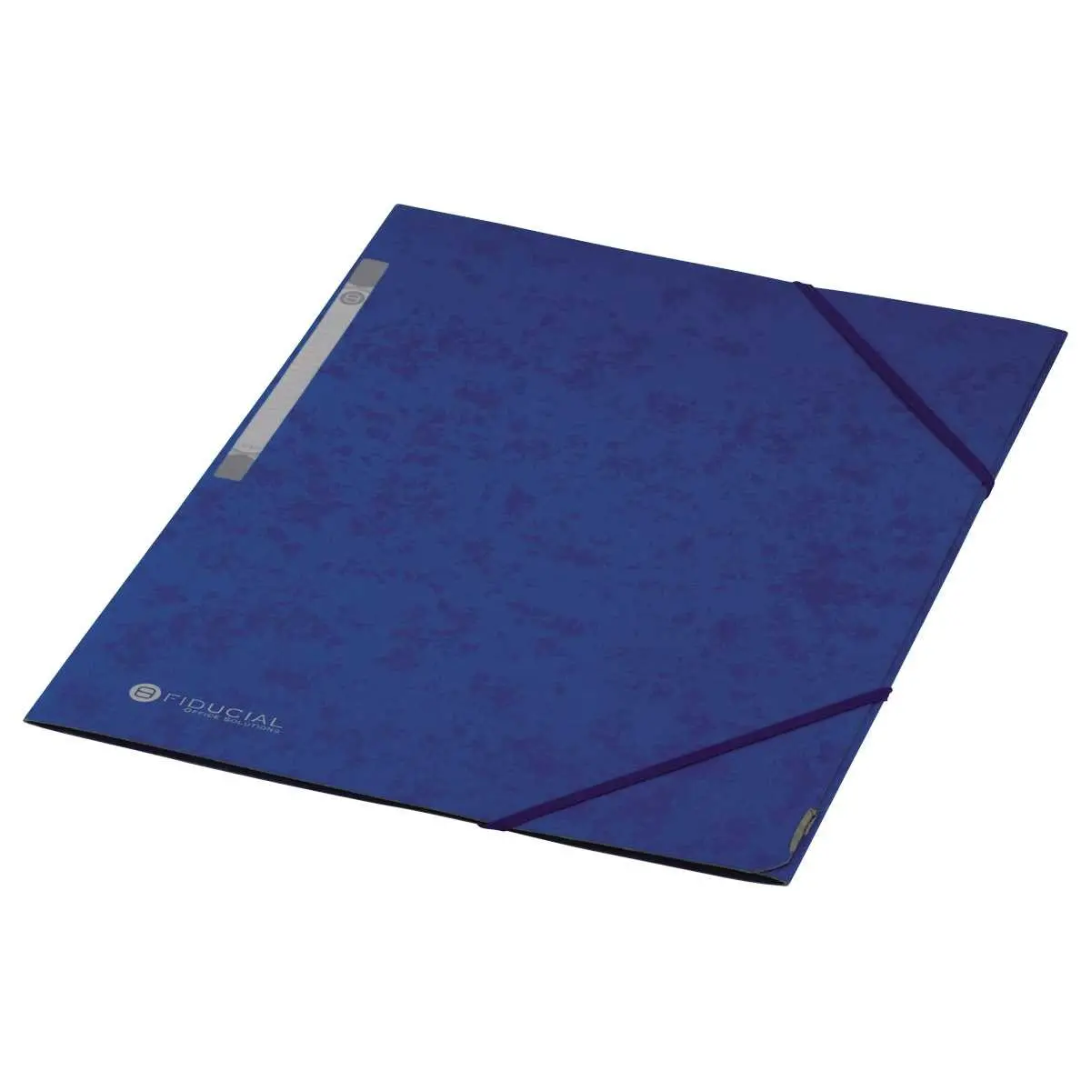 Chemise 3 rabats à élastique en carte rigide - Bleu - FIDUCIAL