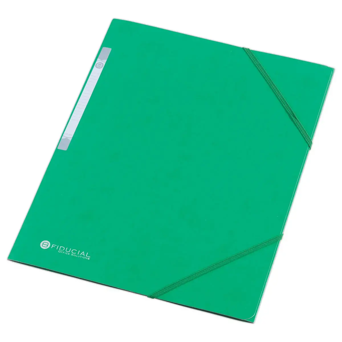 Chemise 3 rabats à élastique en carte rigide - Vert - FIDUCIAL