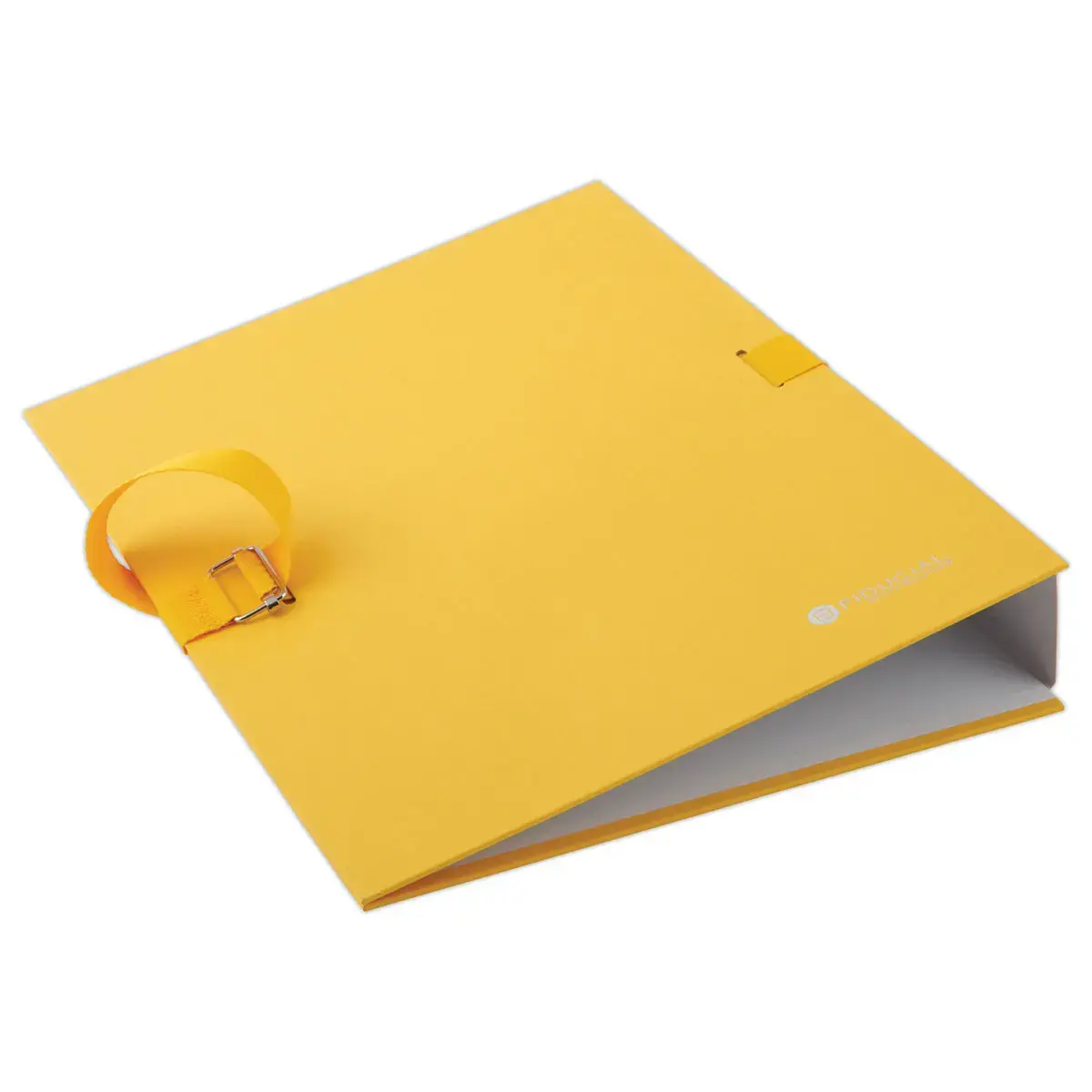 Chemise à sangle et boucle en métal - Jaune - FIDUCIAL