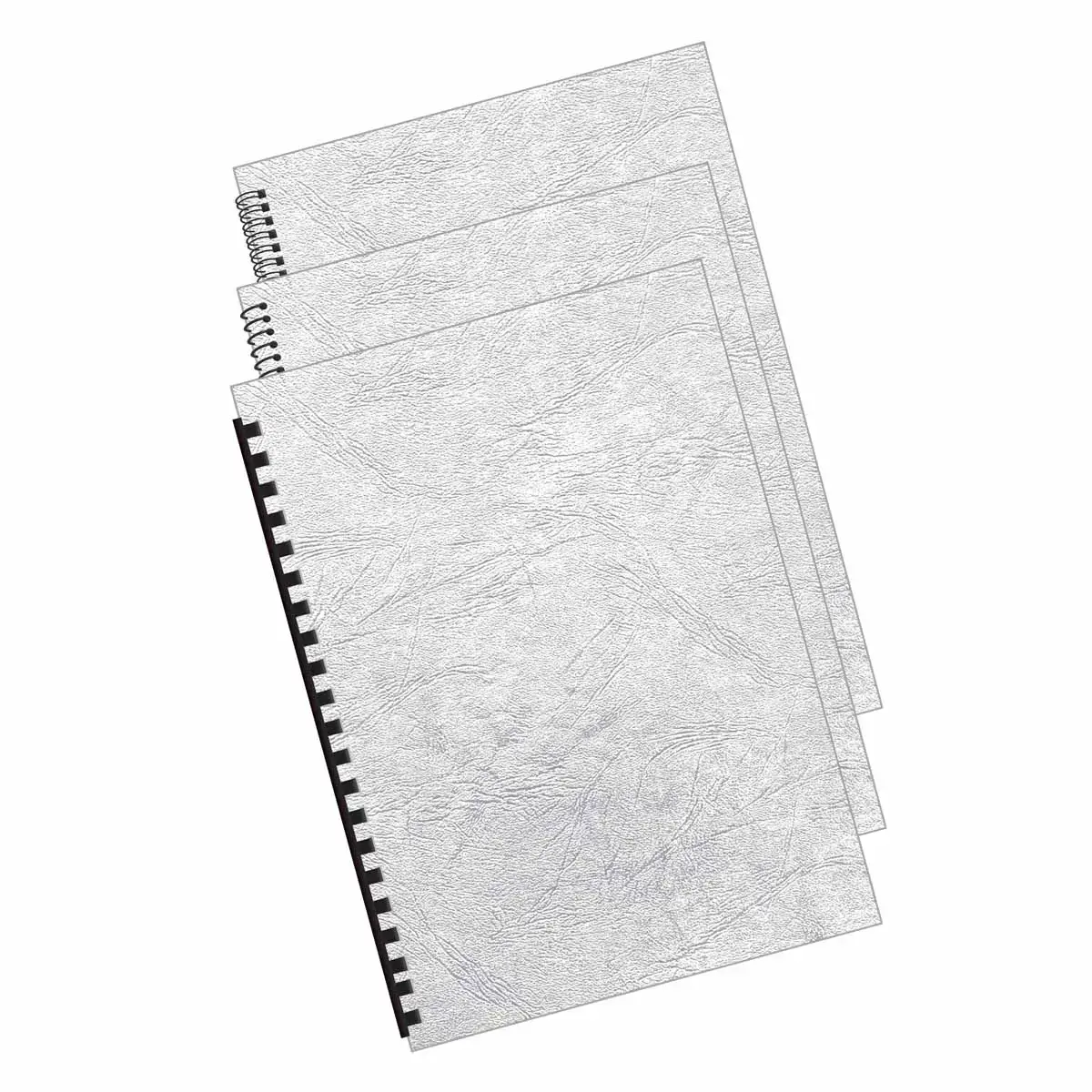 100 Couvertures A4 cartonn&eacute;es - blanc - FELLOWES 