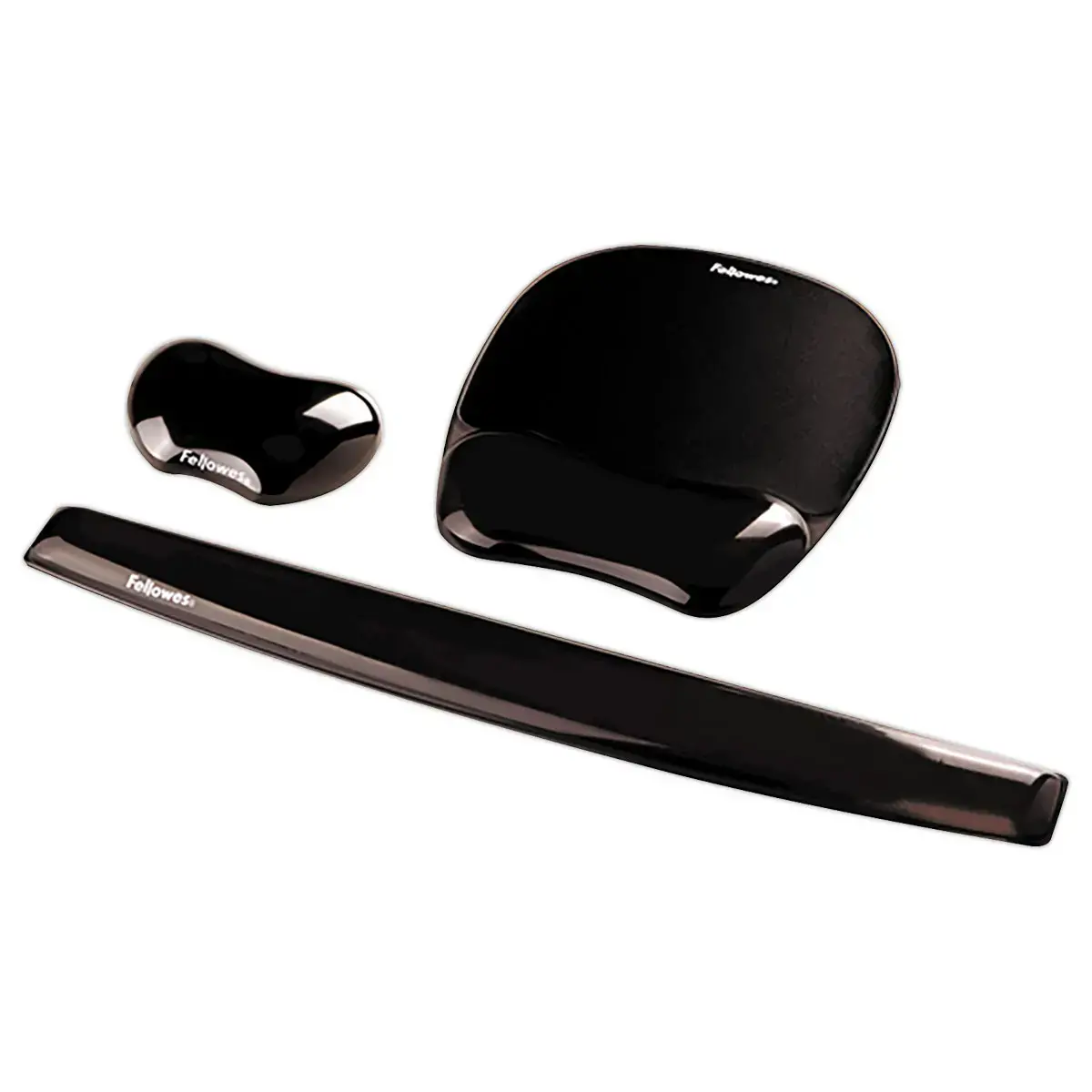 Tapis de souris gel Crystal - Noir - FELLOWES 
