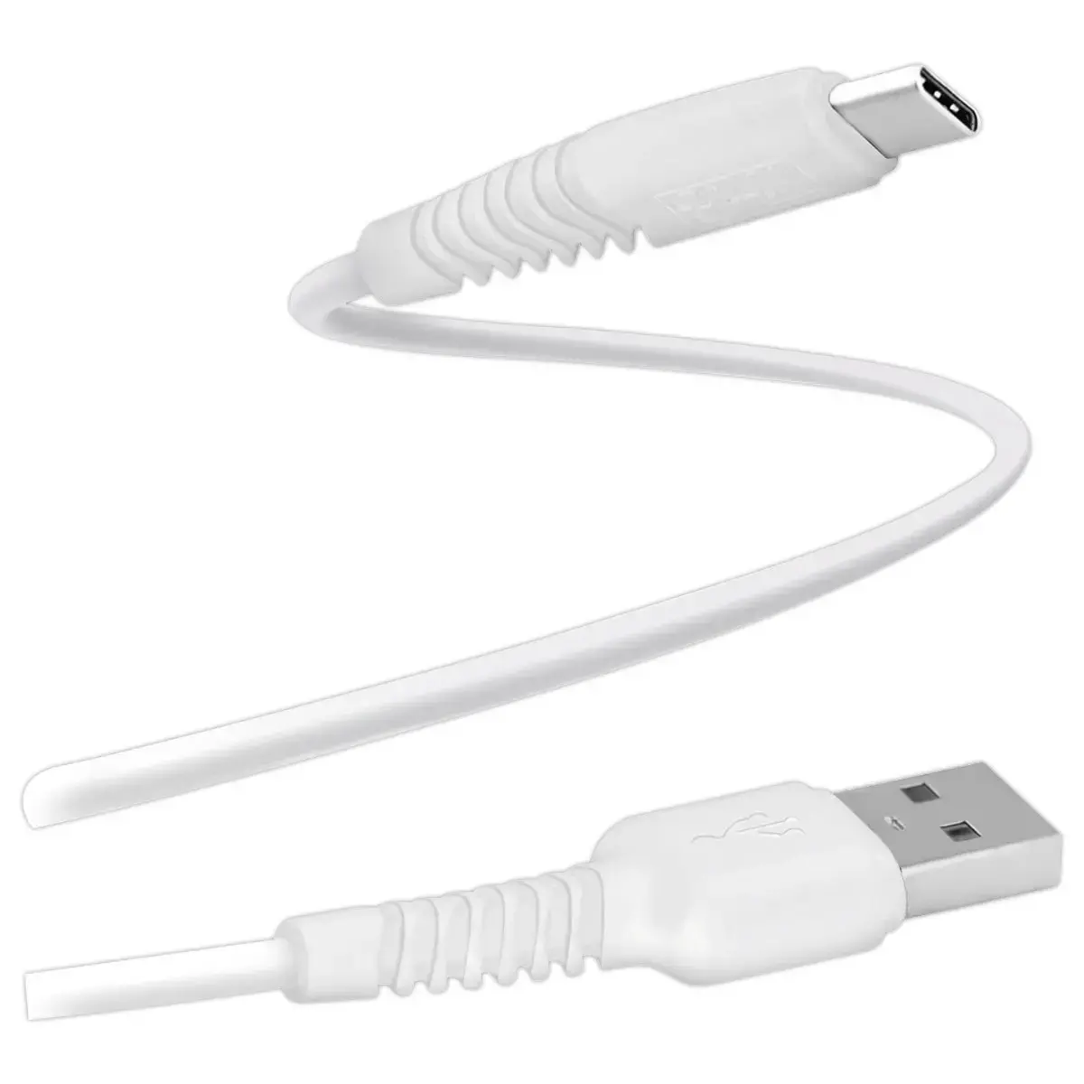 Câble USB-C renforcé - 1m - Blanc - T'nB