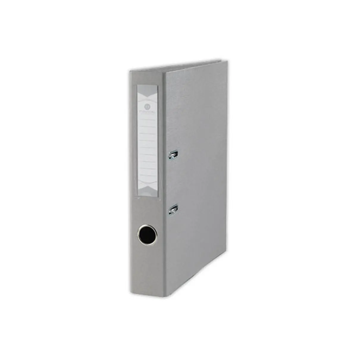 Classeur &agrave; levier - Dos 5 cm - Gris - FIDUCIAL 