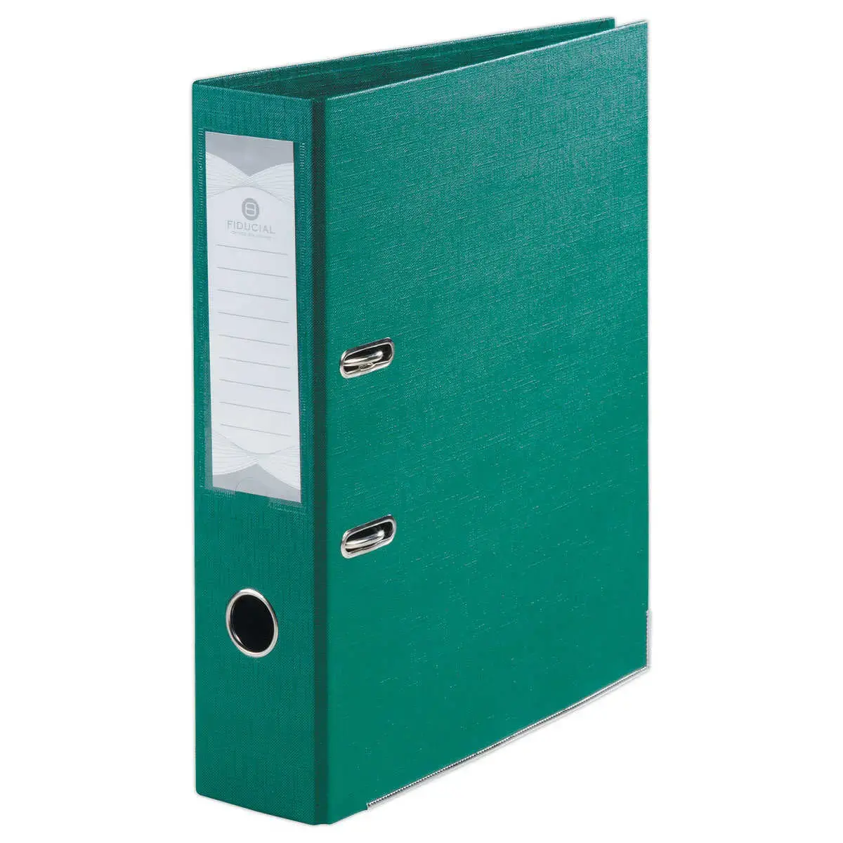 Classeur à levier - Dos 7,5 cm - Vert - Fiducial