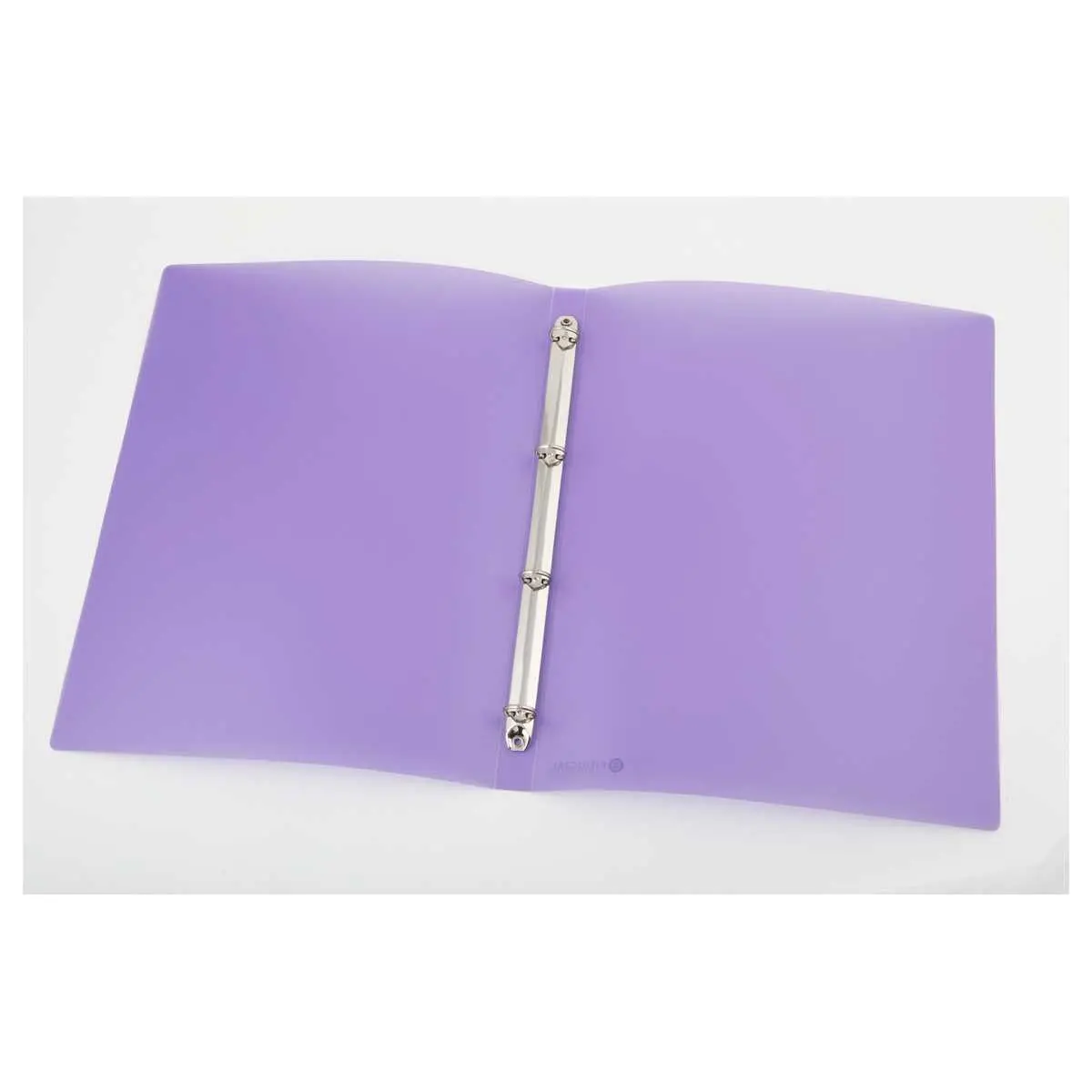 Classeur translucide color&eacute; 4 anneaux, dos 2 cm - Violet - FIDUCIAL 