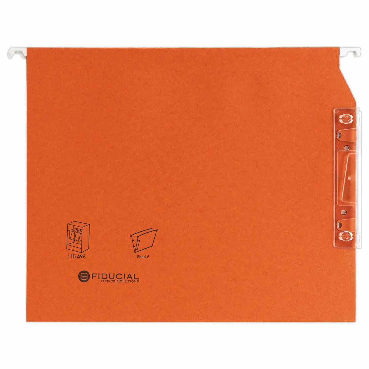 25 Dossiers suspendus Colors - Orange - Fond V - FIDUCIAL 