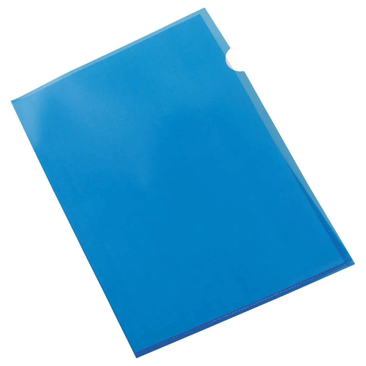 100 Pochettes coins en polypropyl&egrave;ne 11/100e Bleu - Fiducial 