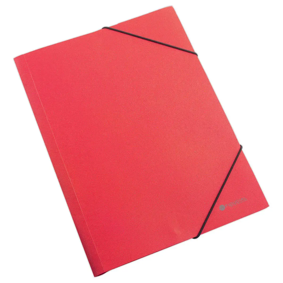 Chemise 3 rabats à élastiques en polypropylène 5/10e - Rouge - FIDUCIAL