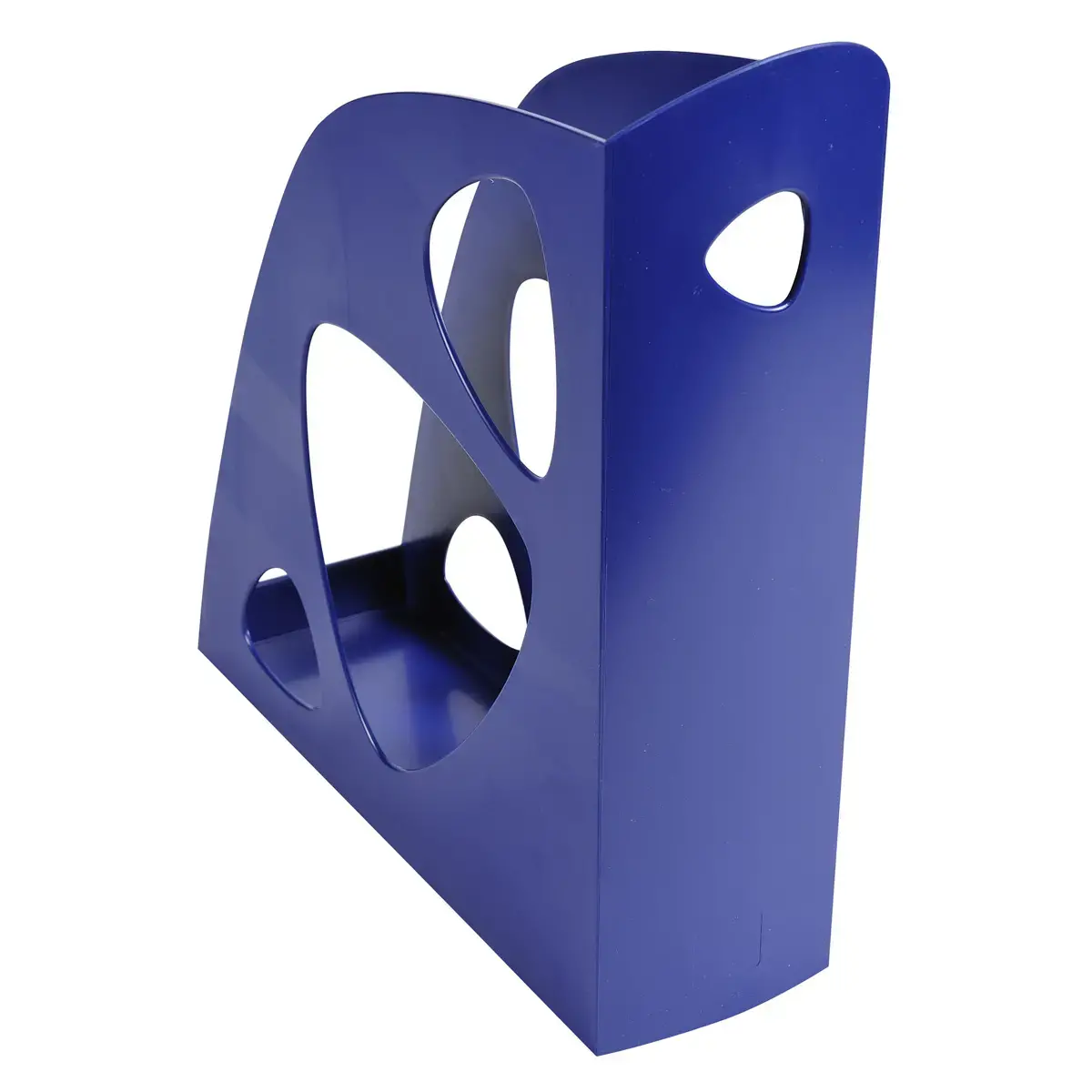 Porte-revues opaque - Dos 8 cm -  Bleu - Fiducial 
