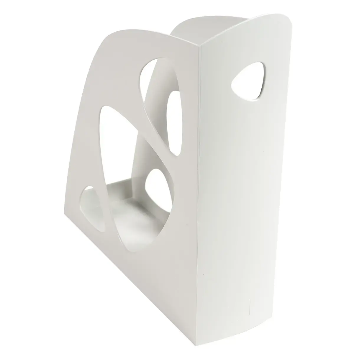 Porte-revues opaque - Dos 8 cm - Gris - Fiducial