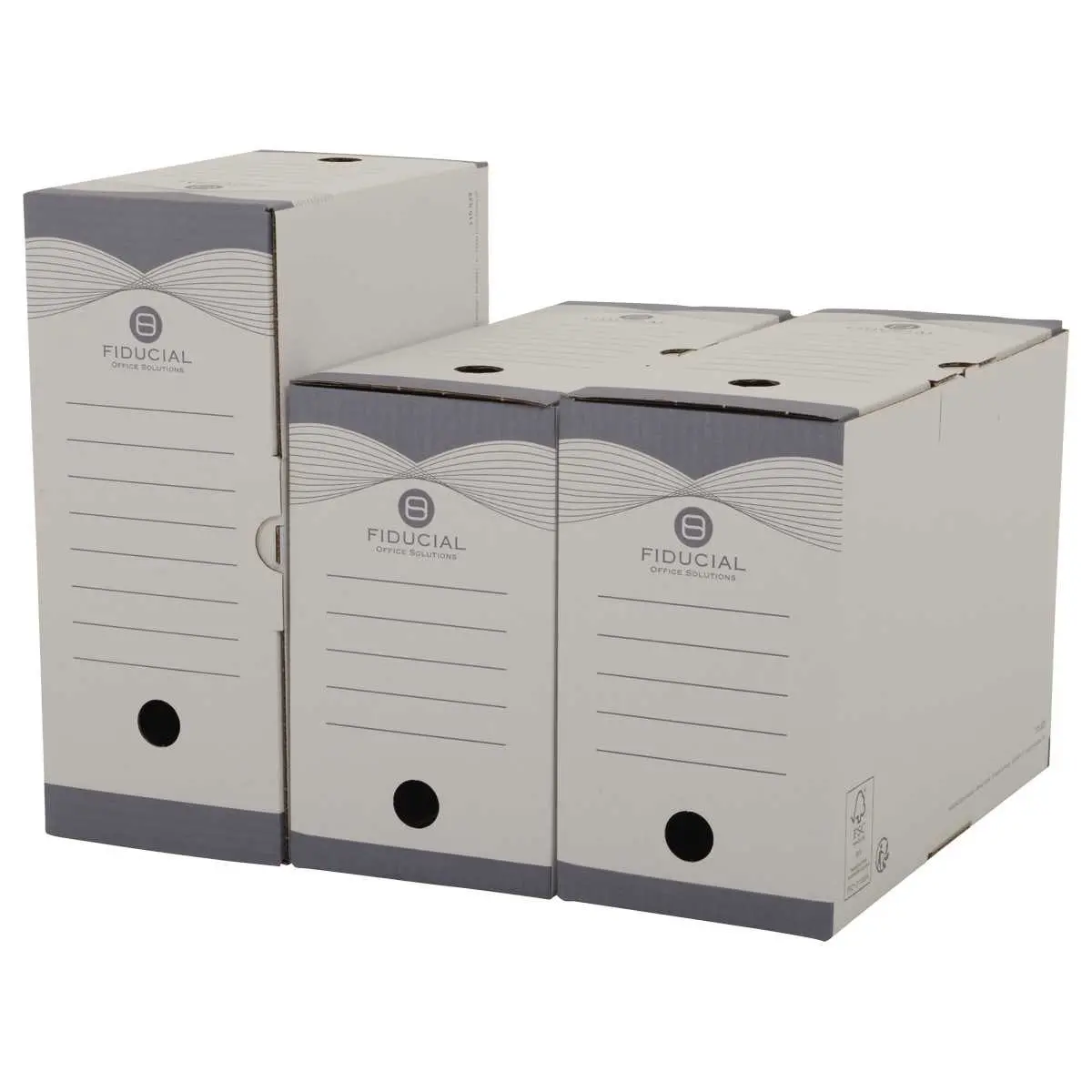 20 Boîtes à archives - Dos 15 cm - FIDUCIAL