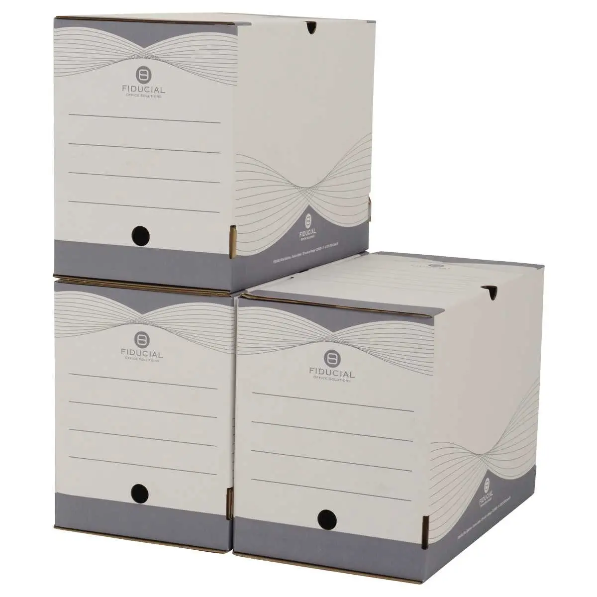 50 Boîtes à archives - Dos 20 cm - Fiducial