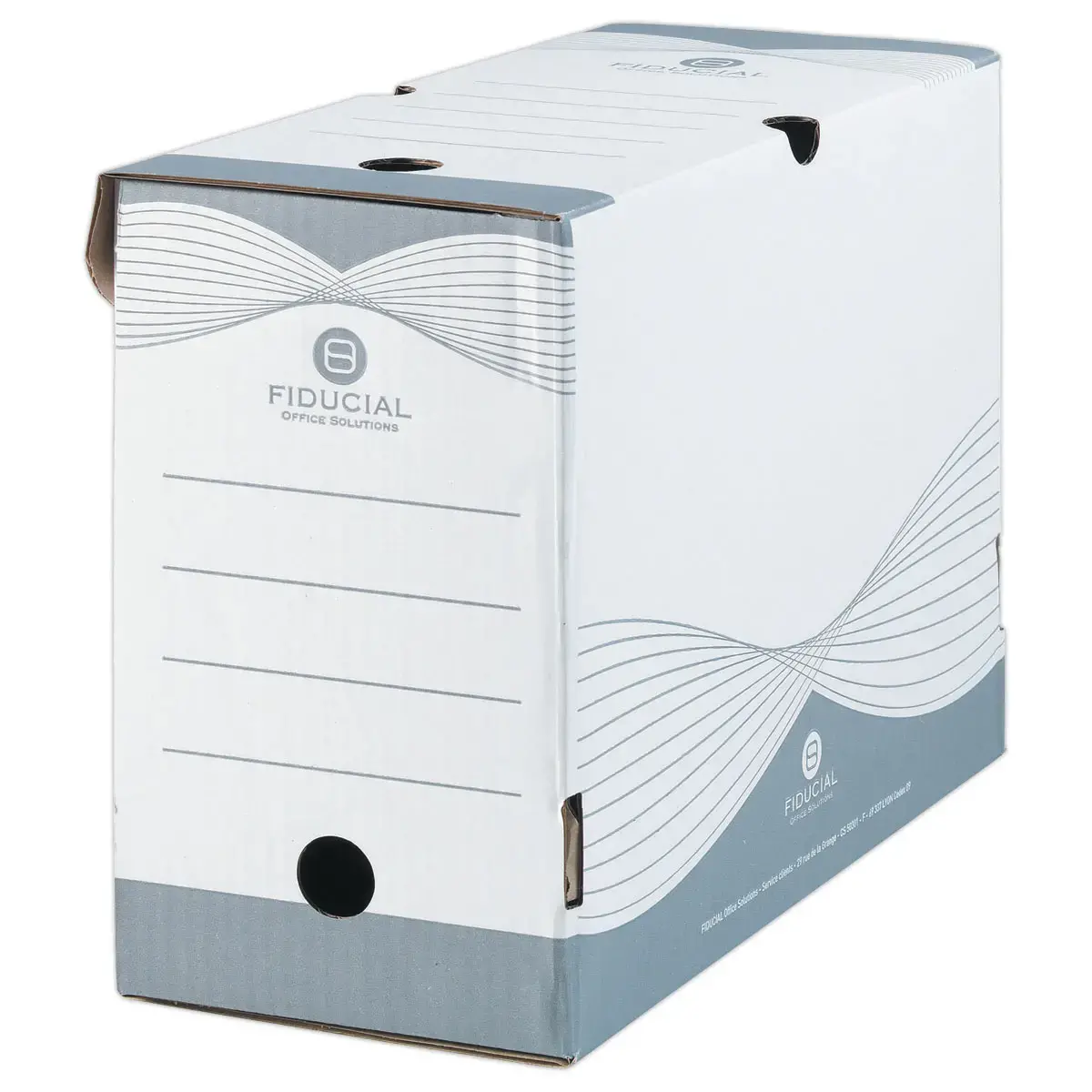 50 Boîtes à archives carton Easy - Dos 15 cm - FIDUCIAL