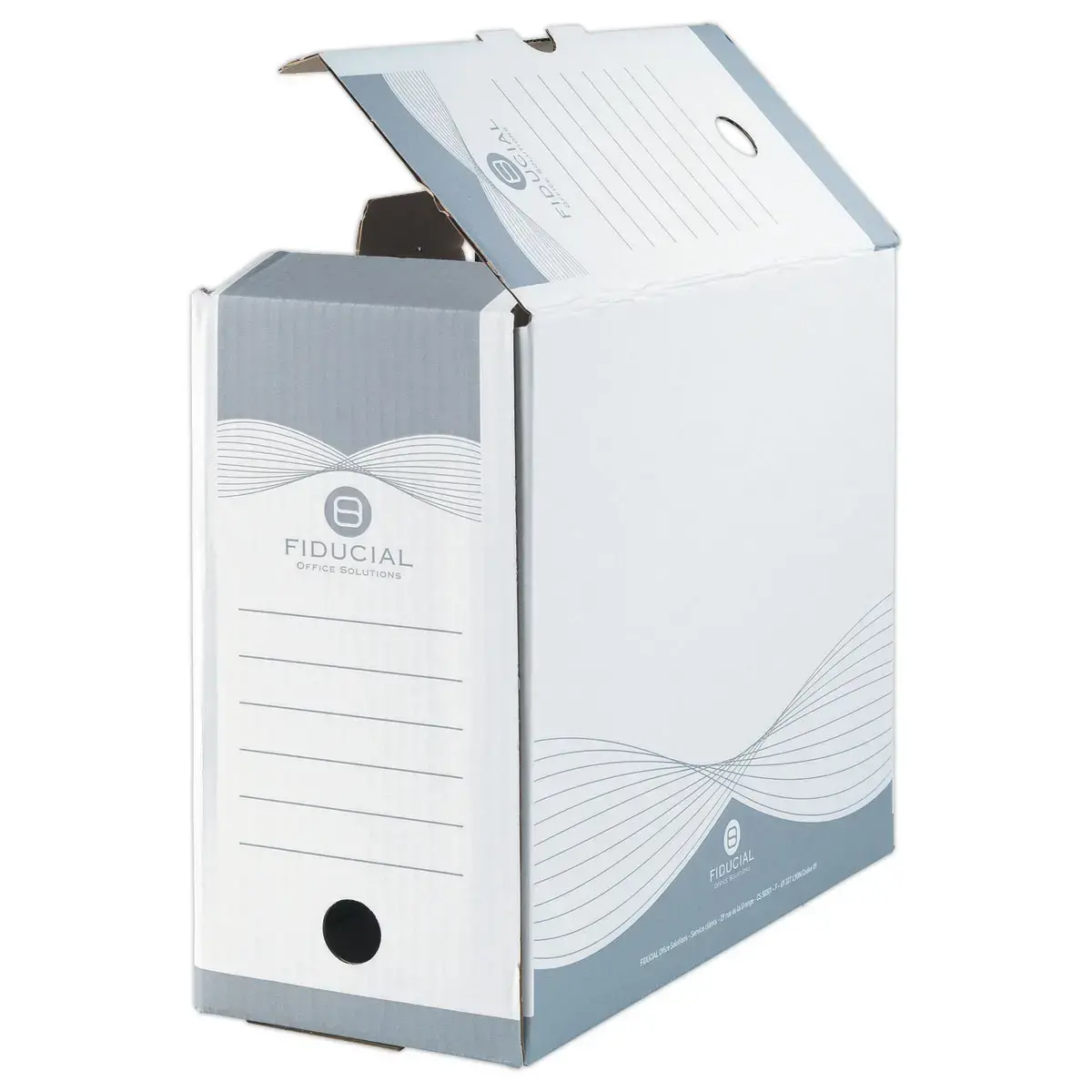 20 Bo&icirc;tes &agrave; archives automatiques sp&eacute;c.classeurs - Dos 15 cm - FIDUCIAL 