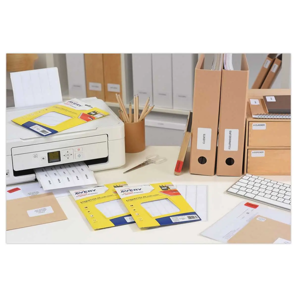 Etiquettes multi usages - 12x18,3 mm - blanc - AVERY