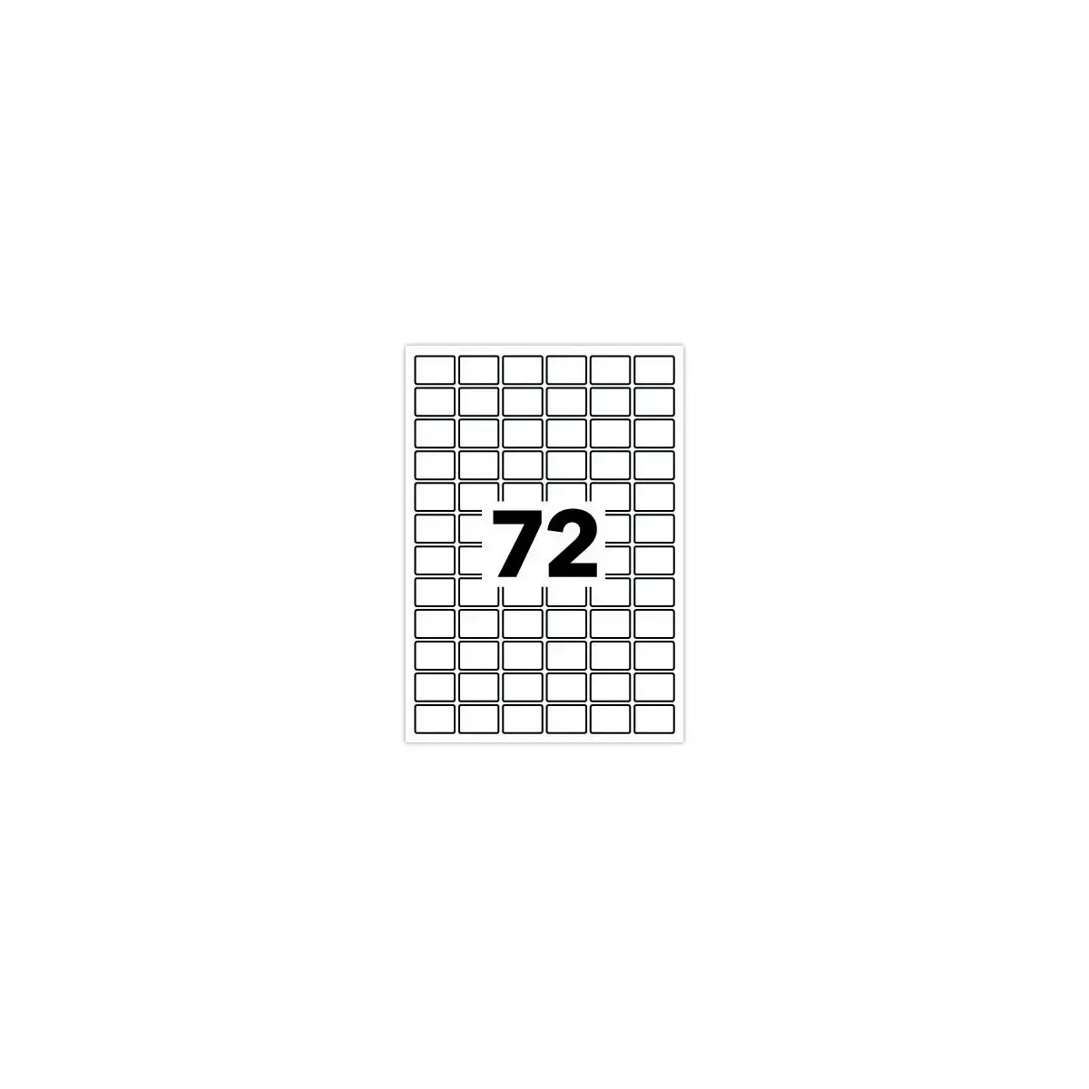 Etiquettes multi-usages blanches - 16 x 22 mm - Etui de 1152 &eacute;tiquettes - AVERY 