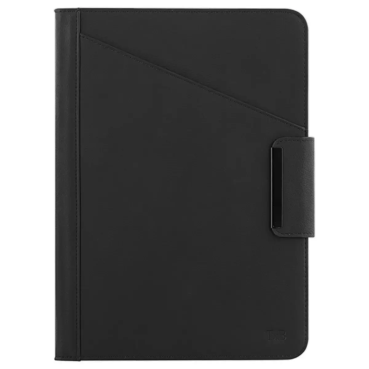 Etui Universelle Folio 10" Noir Smili Cuir & Intérieur doux - T'NB