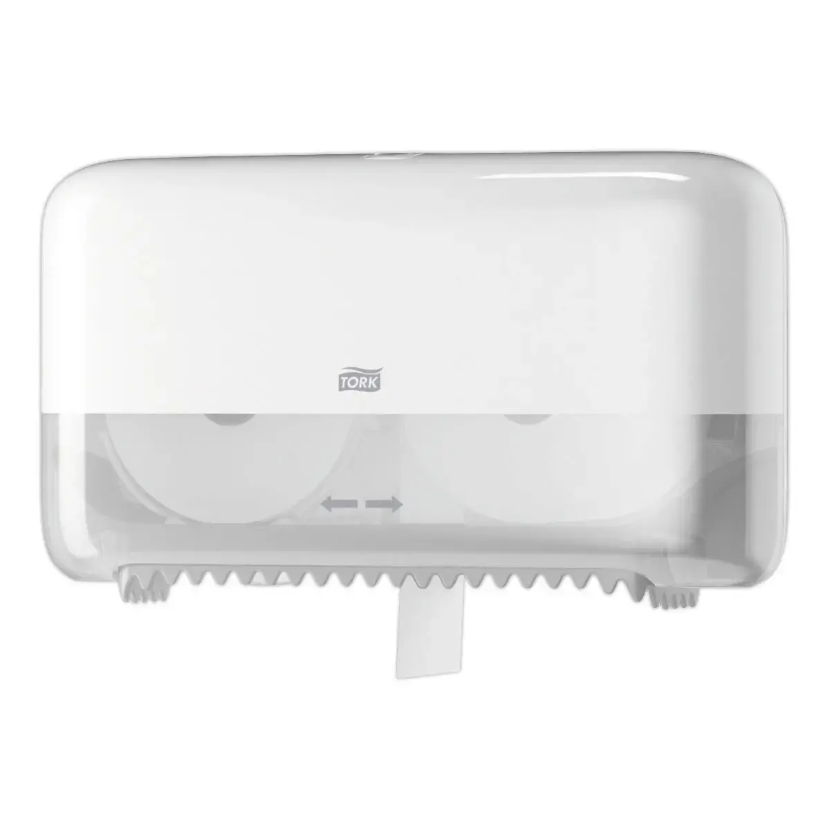 Distributeur double pour papier toilette Mid-Size sans mandrin - TORK