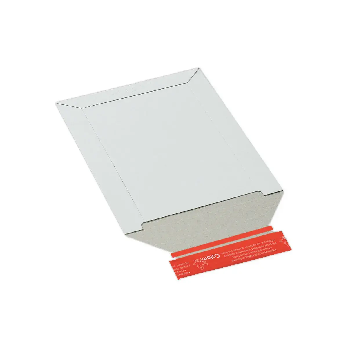 20 Pochettes d'expédition carton rigide blanc 21x26.5 cm