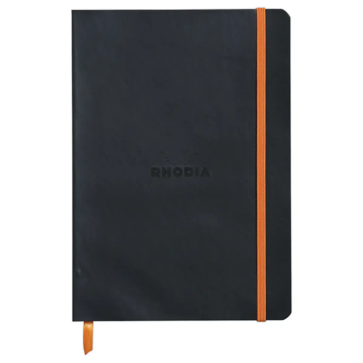 Carnet broch&eacute; Rhodiarama - A5 - 160 pages - noire - RHODIA 