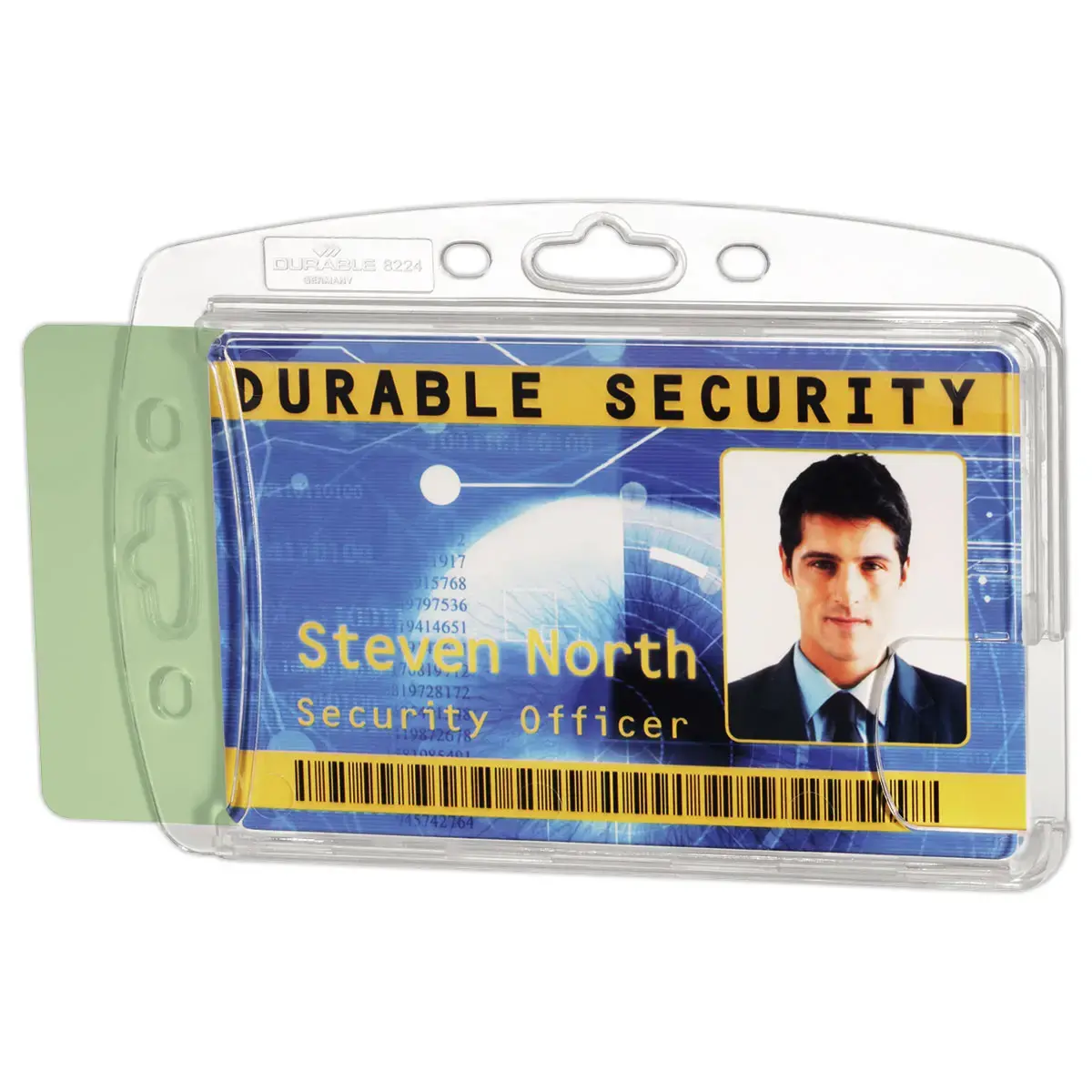 10 Porte-cartes magnétiques avec clip - 2 cartes - DURABLE