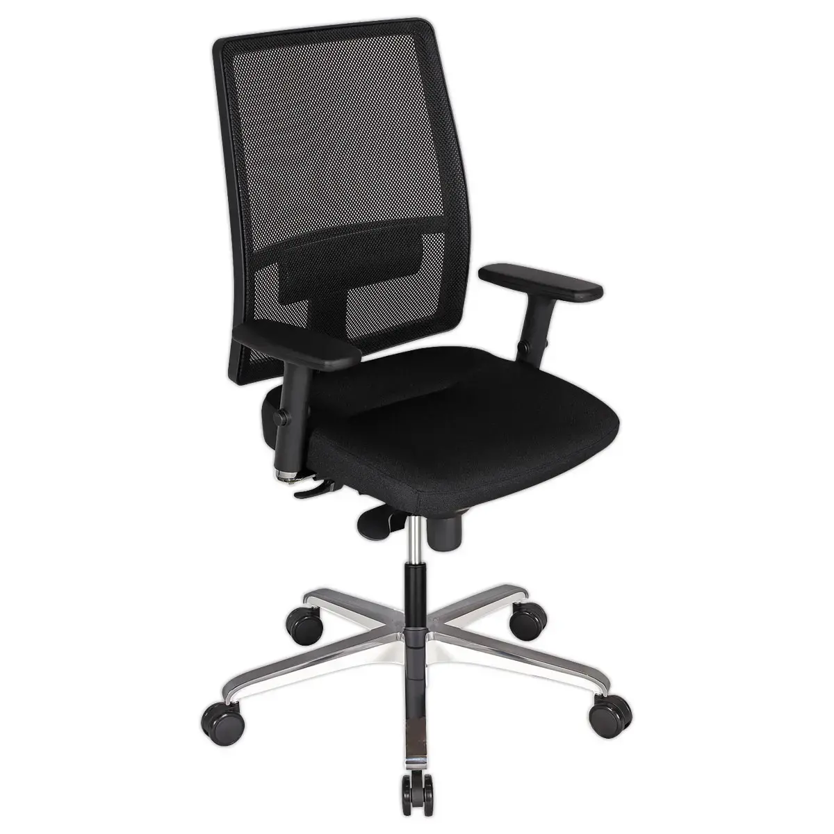 Siège de bureau synchrone décalé en résille Bizzi - Nowy Styl