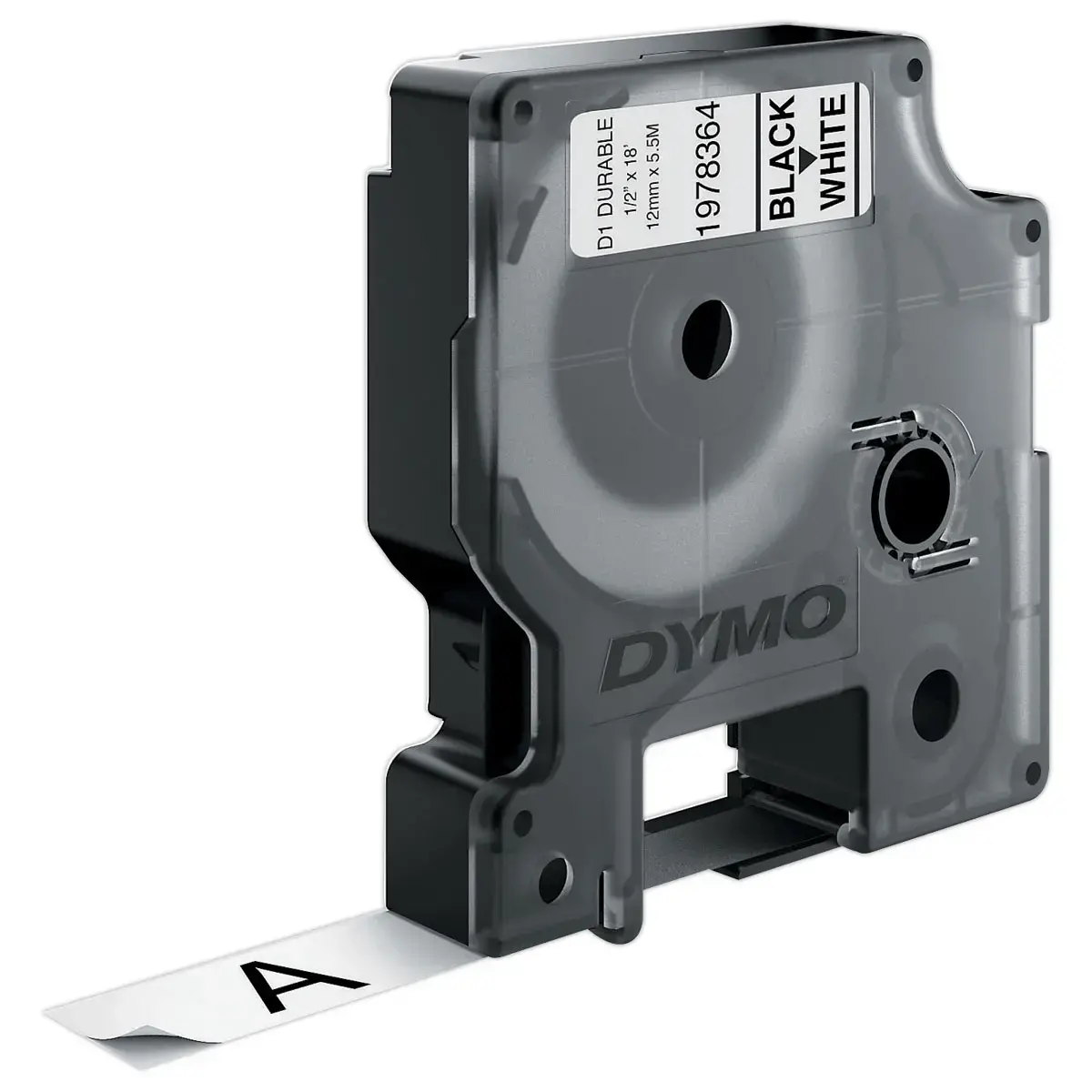 Ruban pour titreuse D1 &laquo; Durable &raquo; - 12 mm x 5,5m - Dymo 