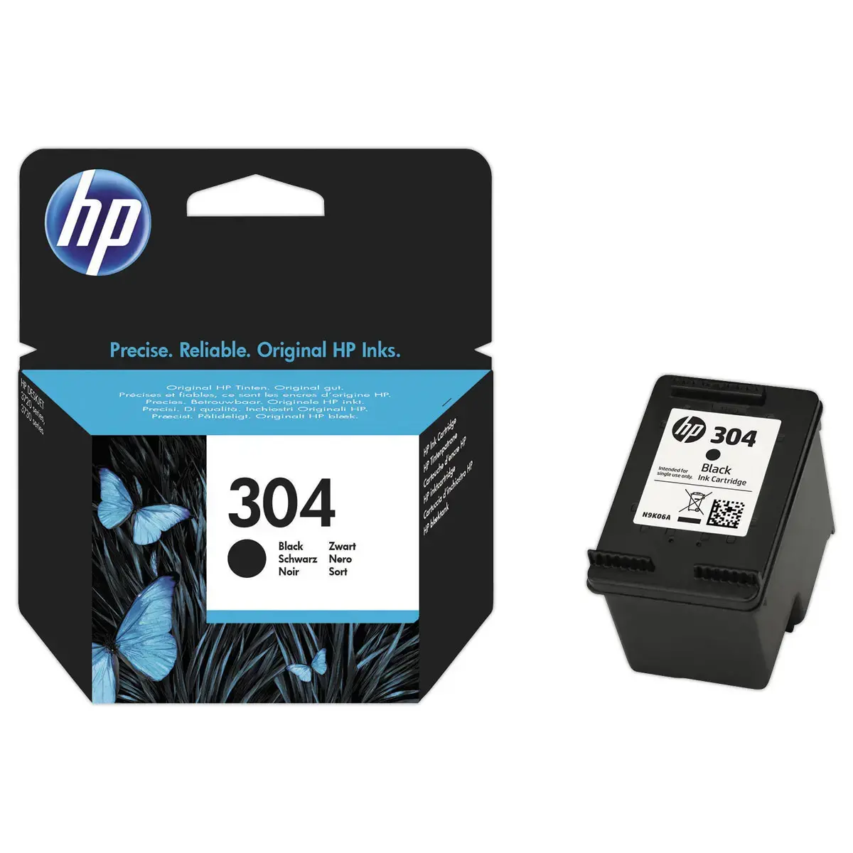 HP 304 cartouche d'encre noire N9K06AE - HP