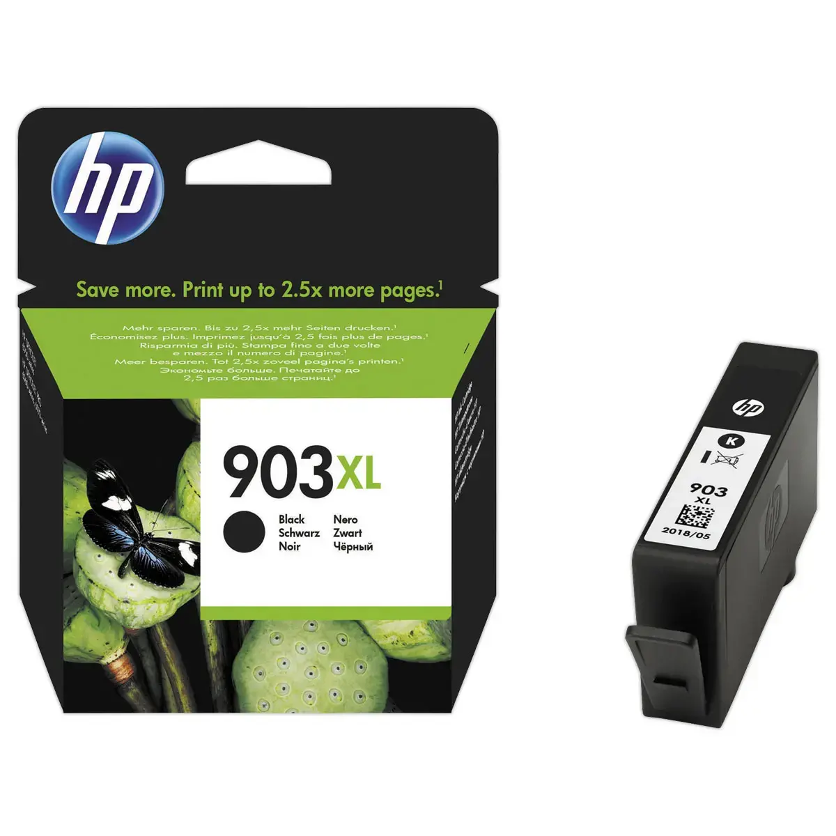 HP 903XL cartouche d'encre noire T6M15AE - HP 