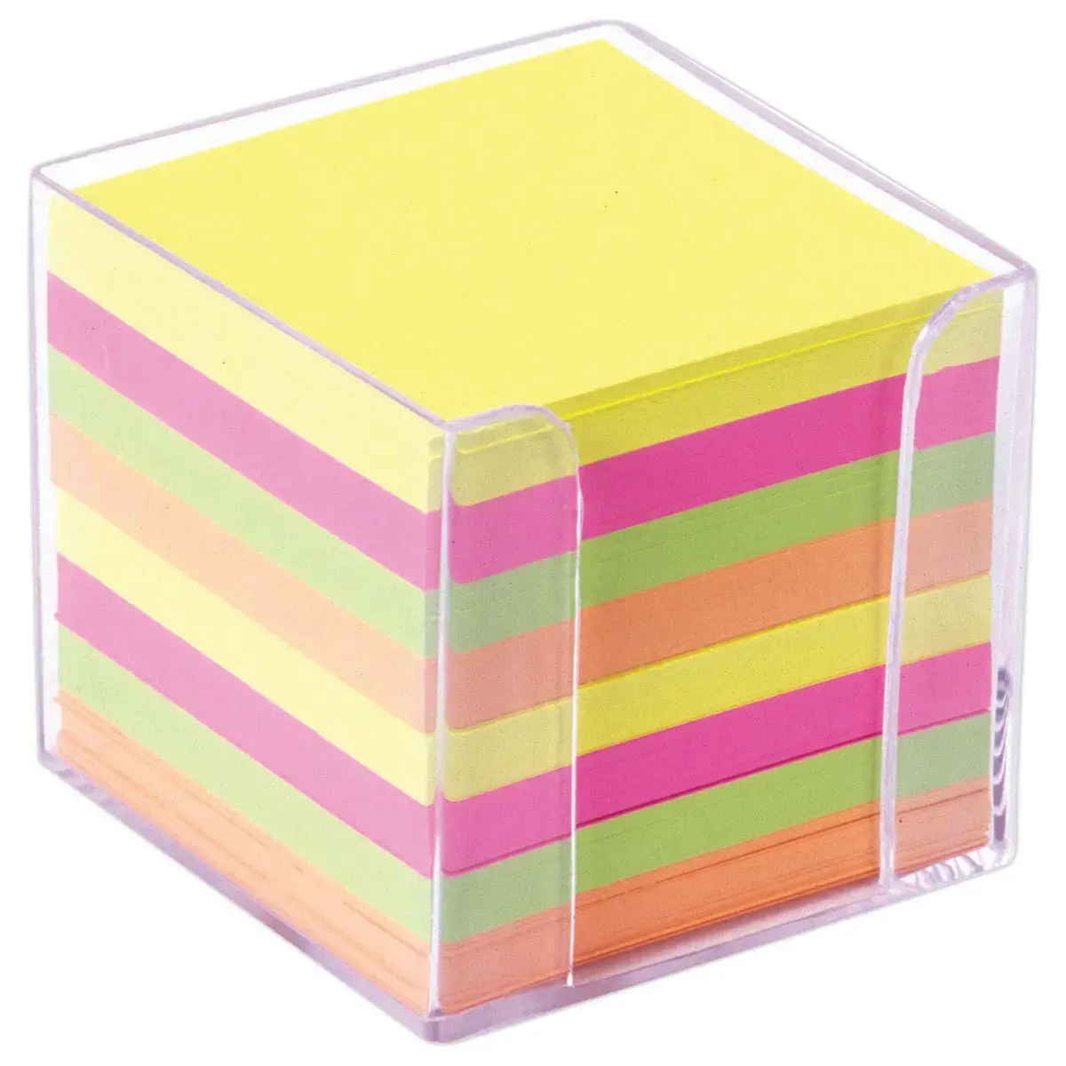 Support + bloc cube - 720 feuilles volantes - Coloris assortis - ACCESS 