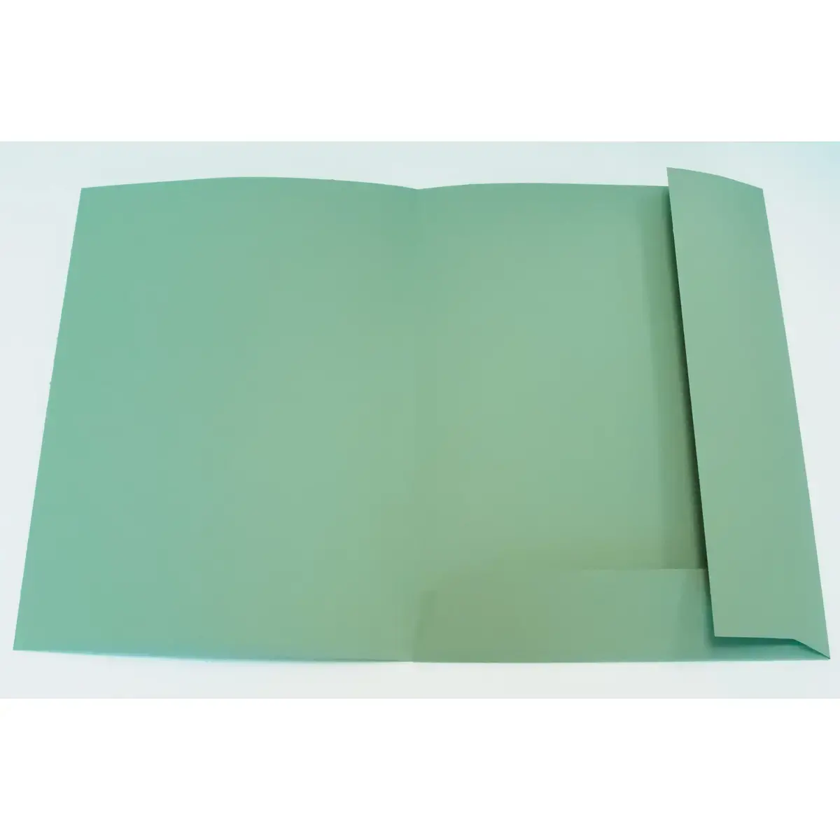 50 Chemises sous-dossier carte 2 rabats - Vert - FIDUCIAL 