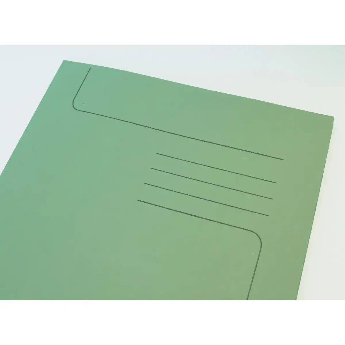 50 Chemises sous-dossier carte 2 rabats - Vert - FIDUCIAL 