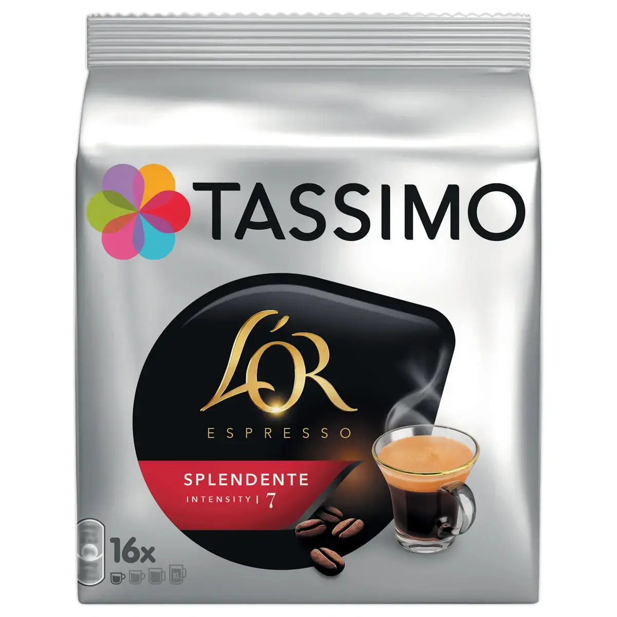 16 Doses caf&eacute; L'Or Expresso Splendente - 112g - TASSIMO 