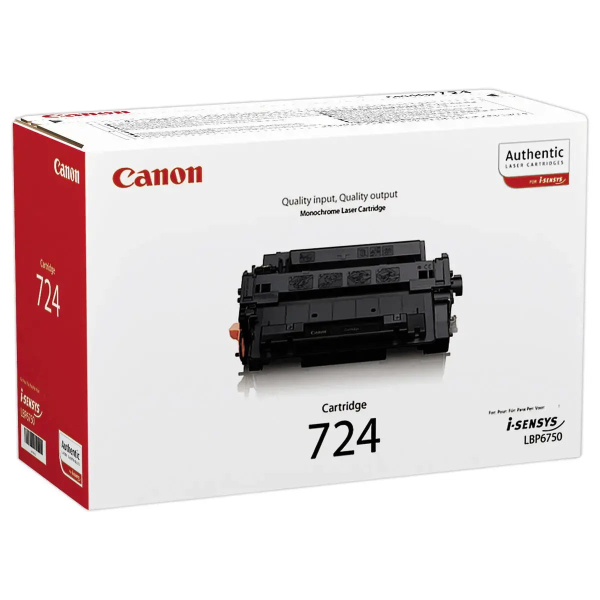 Toner CANON CRG724H noir 