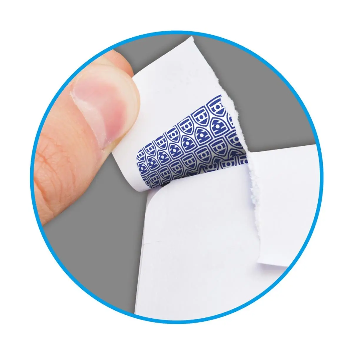 100 Enveloppes Secure blanches - 112x225 mm - 90g - GPV