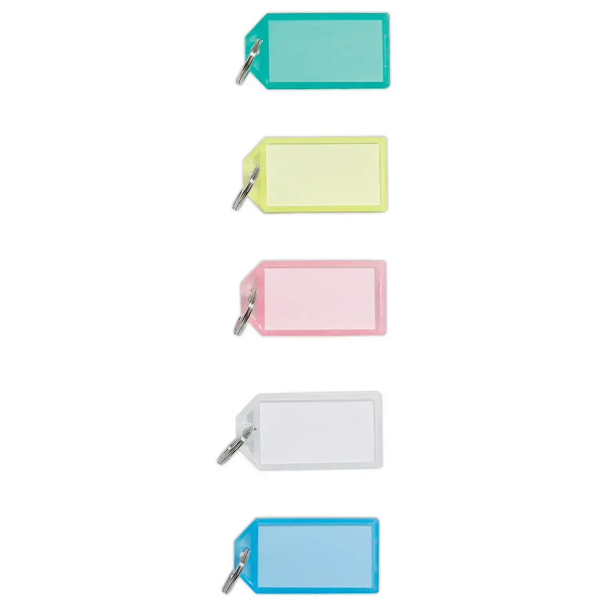 50 Porte-clés à clapet - Couleurs acidulées - Sign