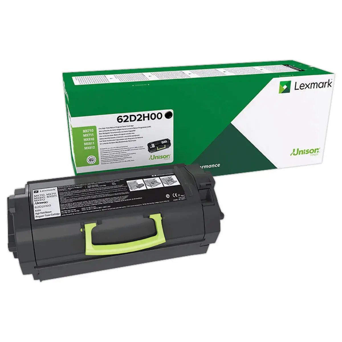 Toner LEXMARK 602 noir HC 62D2H00